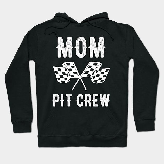 Mom Pit Crew Racing Party Costume Hoodie by OriginalGiftsIdeas